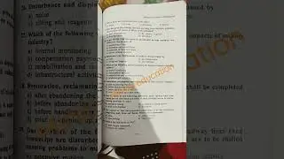 #mcq#mining#questions