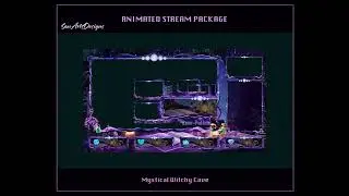 Mystical Witchy Cave Animated Stream Overlay Bundle for Streamers