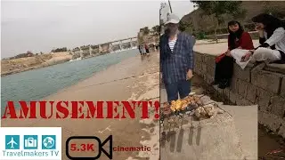 Iranian amusement, picnicing beside Dez river, S1 EP16