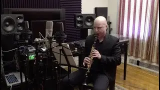J.S. BACH 1. Grave - Violin Sonata No. 2, BWV 1003 - clarinet Alexey Gorokholinskiy