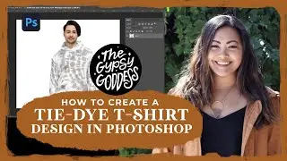 How to Create a Digital Tie-Dye T-Shirt Design in Photoshop | Diane Pascual
