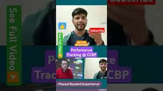 👨&zwj;🔧Performance Tracking | CCBP Intensive 3.0 #ccbpintensive CCBP 4.0 Course Detail #ytshorts #ccbp