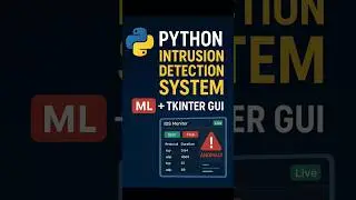 🚀 Build a LIVE Intrusion Detection System in Python! Tkinter GUI + ML Isolation Forest  Demo Inside!