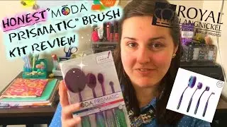 HONEST MODA PRISMATIC BRUSH KIT REVIEW| ROYAL AND LANGNICKEL DEMO