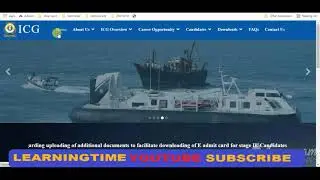 Join Indian Coast Guard Recruitment 2021 | ICG Yantrik / Navik 01/2022 Bharti Online Form 2021