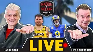 Lakers Fall To Spurs 🥺 Are They In SHAMBLES ❔ | Rams vs Panthers 🐏🔜 - Mason & Ireland 1-8-25
