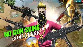 💥 No Gun Skins Challenge in Free Fire | Can I Win Without Skins? 😱