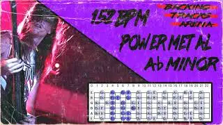 Power Metal Backing Track | Ab minor 152 BPM
