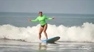 Surfing Goa Arambol beach