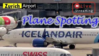 🔴 Live Airport Action: ZRH Zurich Airport in Action!  |  Plane Spotting 14.05.2025