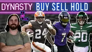 Buy Sell Hold - Rashod Bateman - Breece Hall - Nick Chubb | 2022 Dynasty Fantasy Football Strategy