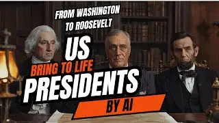 Ai Brings US Presidents to Life! From Washington to Roosevelt !#ai #president #usa