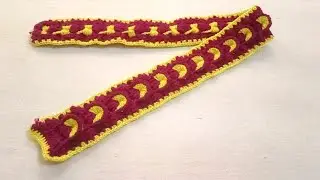 new toran patti design || crochet toran patti || jhalar ki patti |toran patti design#crochet #toran 
