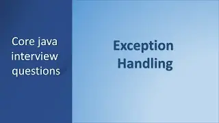 Exception handling in java | Checked & Unchecked exceptions | Exception hierarchy | Multiple catch