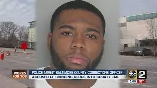 Baltimore County corrections officer charged in drug conspiracy at detention center
