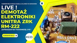 Demontaż elektroniki UNITRA ZRK RM-222 🛠️ [L/633] #radio #electronic #elektronika #service