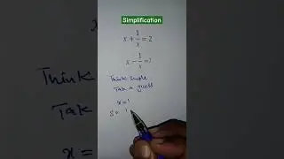 simplification by guess #mathematics #maths #youtubeshorts