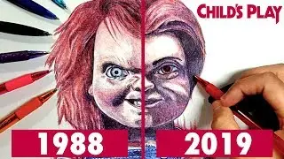Chucky 2019 vs 1988 | Drawing
