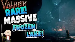 Valheim: SUPER RARE! Massive Frozen Lake Frost Cave! PTB (SPOILERS)