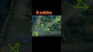 Fanny straight cable from base to mid#mlbbshorts #fanny tutorial