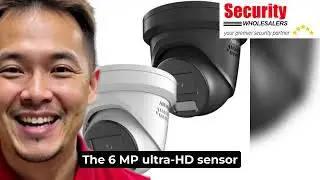 Hikvision DS 2CD2366G2H IS2U SL 6MP AcuSense Turret Camera 2 8mm, Strobe   Siren White or Black