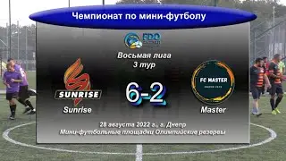 Обзор I Восьмая лига. Sunrise &mdash; Master. 28.08.2022