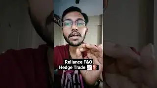 Reliance F&O Hedge Trade #reliance #jio #options #future #derivatives #shortsvideo