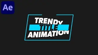 Typography Text Animation in After Effects | Smooth and Clean Text Animation After Effects Tutorial