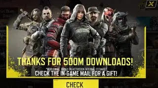 how codm reacted when they got 500 million downloads vs what you get...