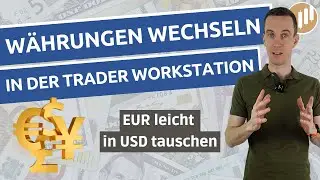 W&auml;hrungen tauschen in der Trader Workstation | EUR in USD wechseln