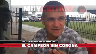V&iacute;ctor Hugo Paz, el campe&oacute;n sin corona