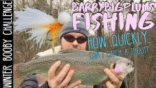 How Long To Catch A Trout Using Booby? Barrybigplums Winter Booby Challenge