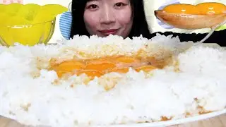 【ASMR】 卵かけご飯 Raw egg on rice　咀嚼音/Mukbang/Eating Sounds　日本語字幕