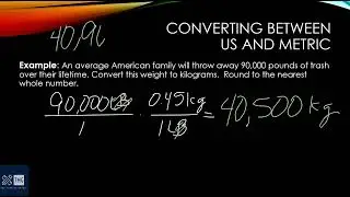 Applications with Converting between the US and Metric System