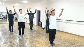 Lazgi Ensemble Norim Norim dance movements and Khorezm dance master class process