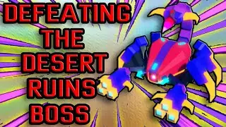 DEFEATING THE NEW DESERT RUINS BOSS!! UPDATE 5!! Roblox Bot Clash