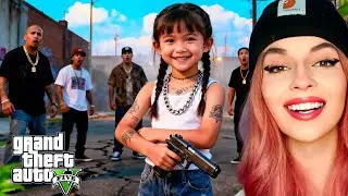 Cette PETITE FILLE de 8 ANS joue à GTA RP...