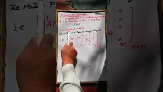 Lecture#130:Diagonalization of a Square Matrix