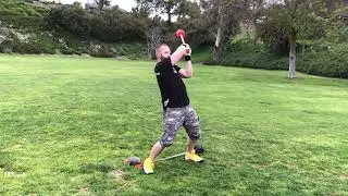 Scottish hammer throw Highland games #highlandgames