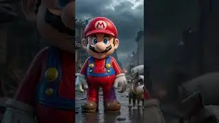 Mario Bros Is Running Away Transforming Into A Robot #funnycartoon #supermario #robot MarioPlaytime