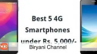 Best Phones Under 5000 Rs - 2019