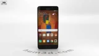 Huawei Mate 9 Pro Titanium Grey 3D model by 3DModels.org