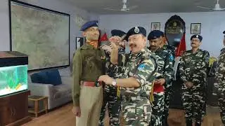 pipping ceremony joined by family through video conference.🎈 #ssb #gaya #promotion #pippingceremony