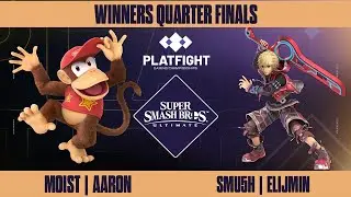 Moist | Aaron vs SmU5h | elijmin - Platfight 2024 - Smash Ultimate: Winners Quarters