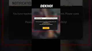 Time Limit Kaise Thik Kare | Free Fire Time Limit Problem  #shorts #freefireshorts #shortsfeed