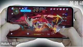 Samsung Galaxy A56 Genshin Impact Test With FPS Meter & Battery Test