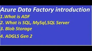 Azure Data Factory Introduction Copy Activity - Day1