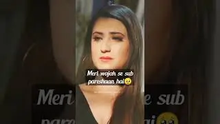Meri wajah se se sub pareshaan hai🥺//sad whatsApp video 🖤🥀💔
