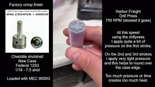 Factory Like Crimp When Reloading | Shotshells | GAEP Taper