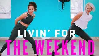💪Cardio Kickboxing Livin’ For the Weekend | Fitz & the Tantrums| Dancefit  Zumba Workout | Ty &Lesha